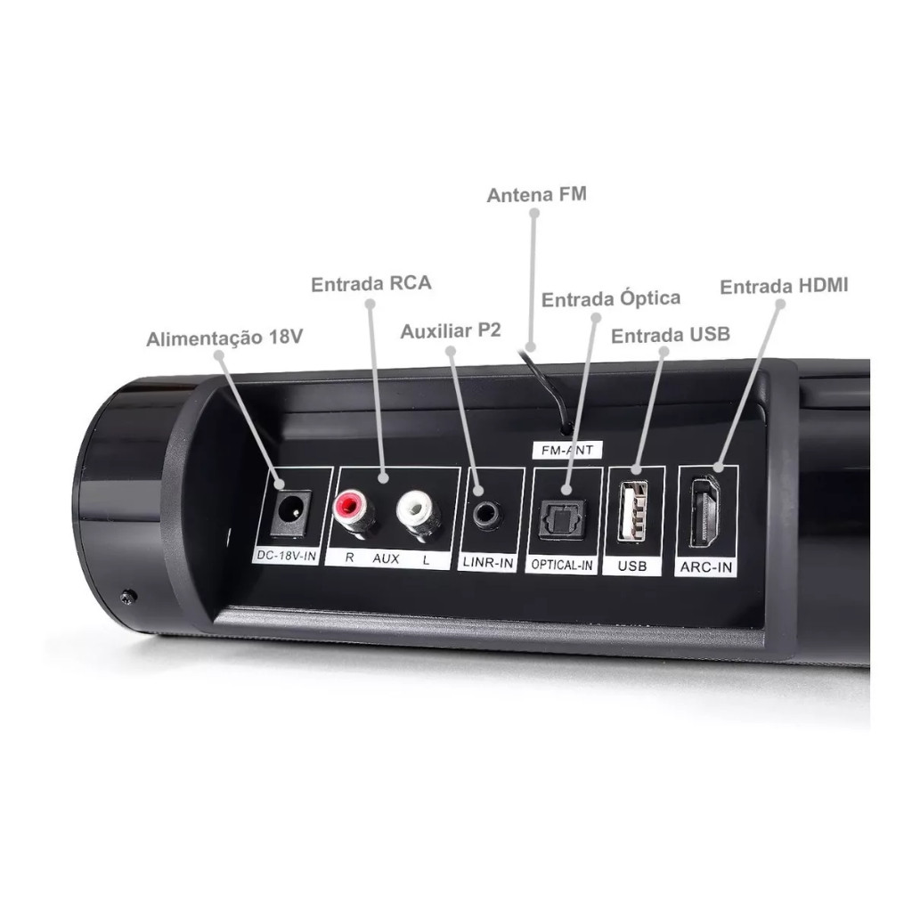 Home Theater Som Para Smart Tv Soundbar Potente Surround Arc · foto 2