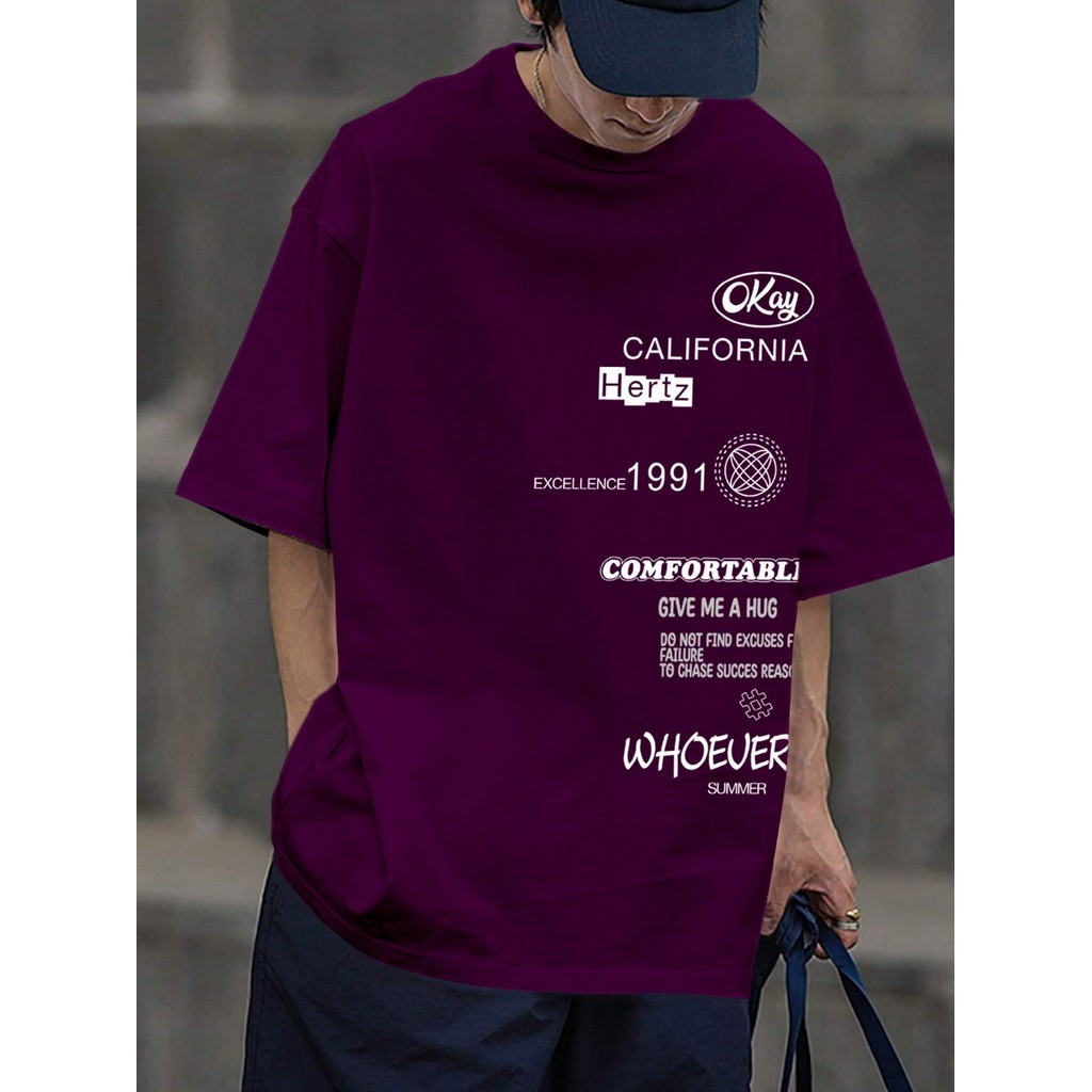 T Shirt Bordada Camisa Moda Casual Confortável Academia Blusa Old School Moderna Plus Size