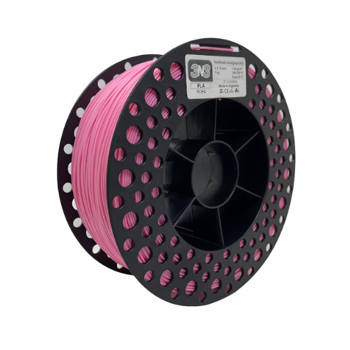 Filamento PLA 3N3 1.75mm 1KG Rosa