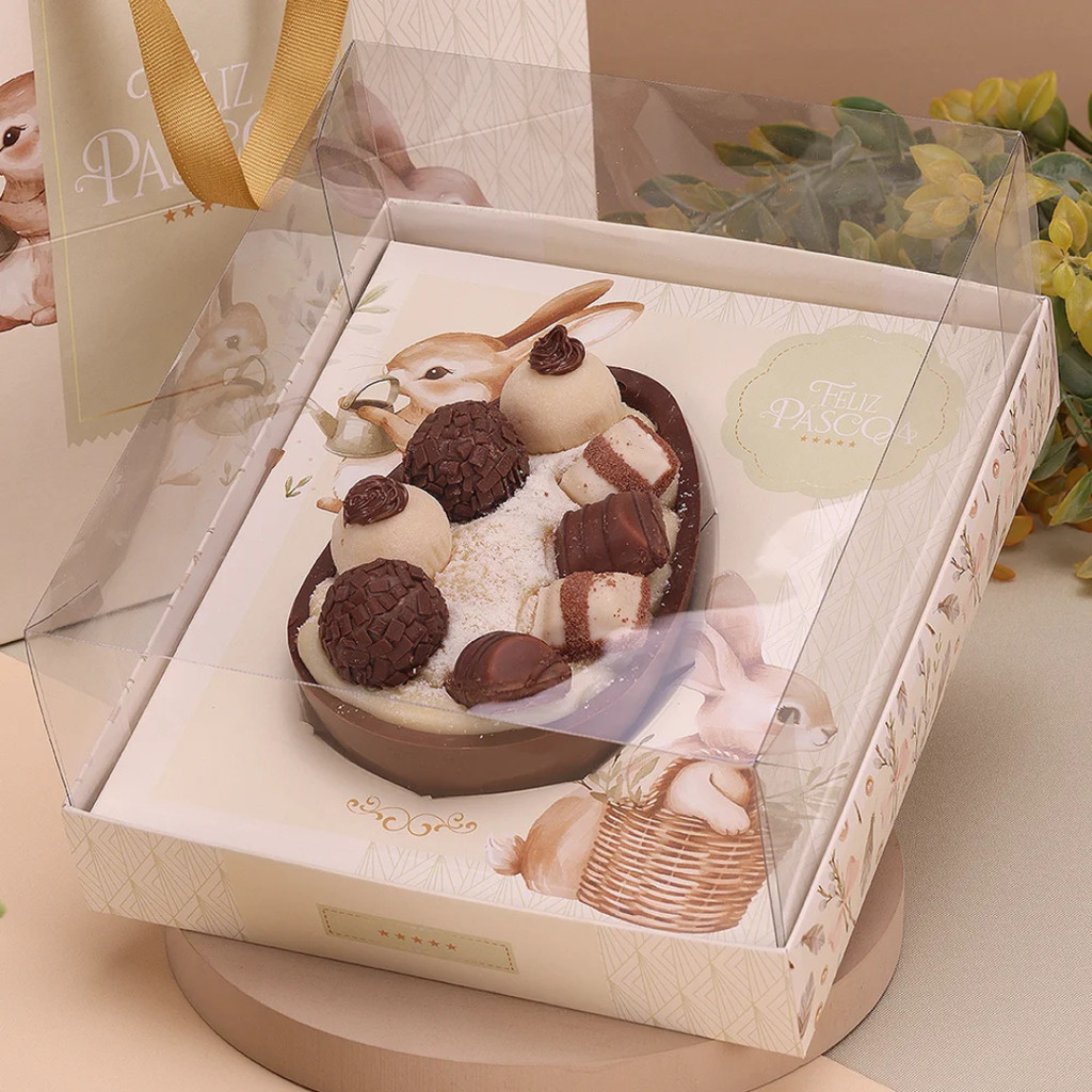 10 CAIXAS P/ OVO DE COLHER AJUSTÁVEL 250-350-500GR LEVEZA  4545  ( PASCOA JANGO OUTLET ) em Oferta na Shopee