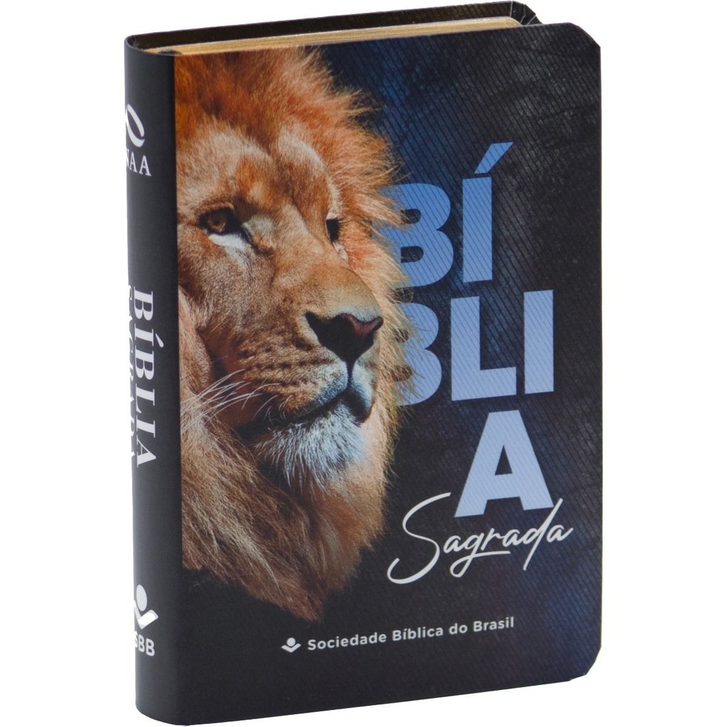 Bíblia Sagrada NAA | Edição de Bolso | Capa Semiflexível Leão