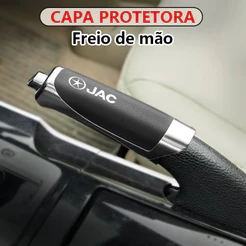 Para JAC Antiderrapante De Proteção Capa De Couro Para Freio De Mão para t40 t50 j2 j3 j5 Acessórios