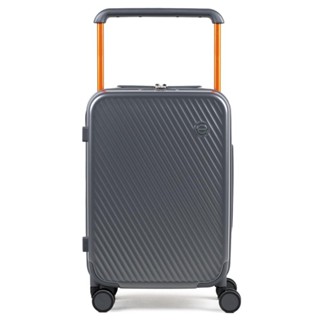 Mala De Bordo Policarbonato 4 Rodas Bahamas Cinza Escuro em Oferta na Shopee