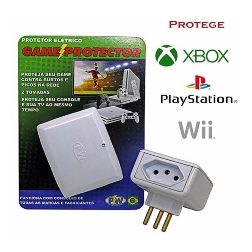 Protetor Contra Raios e Surtos para Consoles game | DPS Alta Proteção | modelo universal