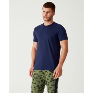 Camiseta Básica Masculina Decote Redondo Em Meia Malha Antiodor