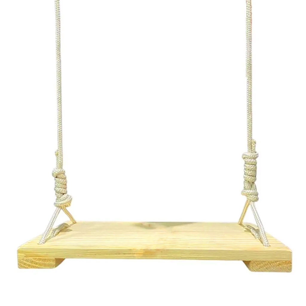 Balanço Em Madeira Com Reforço Infantil + Corda 8m Até 200kg em Oferta na Shopee