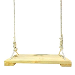Balanço Em Madeira Com Reforço Infantil + Corda 8m Até 200kg em Oferta na Shopee