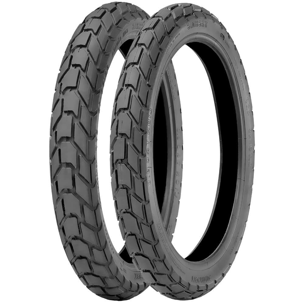 2 Pneu Moto Technic 120/80-18 62s 90/90-21 54s T&c