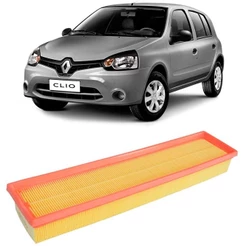 Filtro Ar Renault Clio 1.0 16v 2013 A 2017 Tecfil