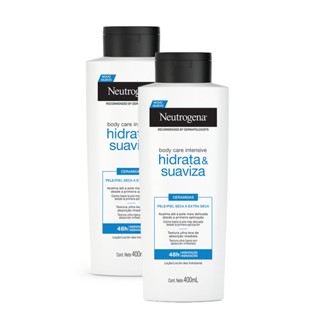 Kit 2X 400ml Hidratante Corporal Neutrogena Body Care Intensive Hidrata & Suaviza