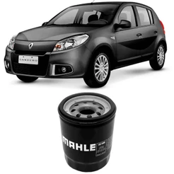 Filtro Óleo Renault Sandero 1.0 2008 A 2016 Metal Leve