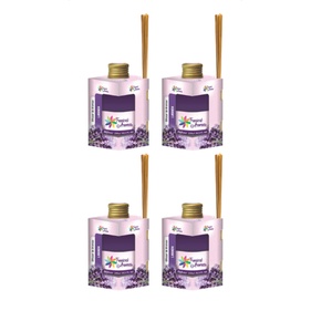 Kit 4 Difusores Ambiente Aromatizador Tropical Aromas 250ML