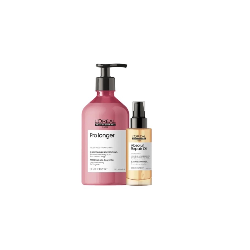 Kit L´Oréal Pro Longer Sh 750ml+ Óleo  Absolut Repair 90ml