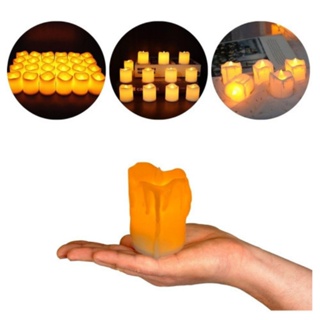 KIT COM 12 Velas de Led-grande em Oferta na Shopee
