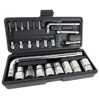 Kit Jogo De Soquetes 24 Peças Completo Titanium