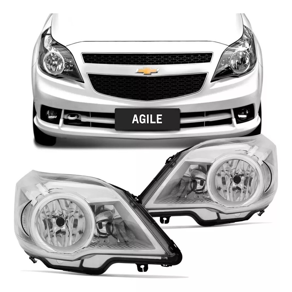 Par Farol Montana Mascara Cromada 2009 A 2014