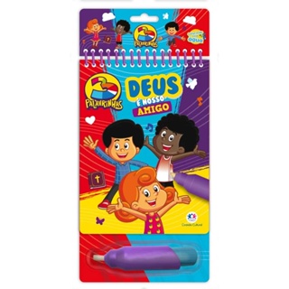 Aquabook 3 Palavrinhas | Deus é nosso amigo em Oferta na Shopee