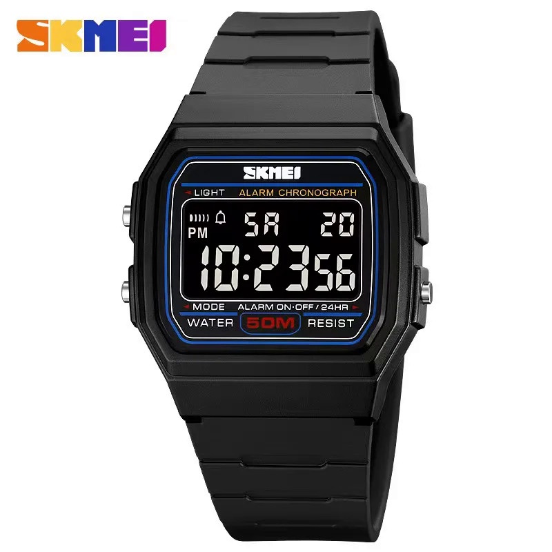 SKMEI 2042 Luxo Calendário Digital Esportivo Militar À Prova D'água D'água Data Semana Homens Observam em Oferta na Shopee