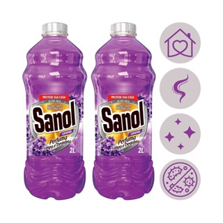 Kit Com 2 Desinfetante Lavanda Sanol 2L