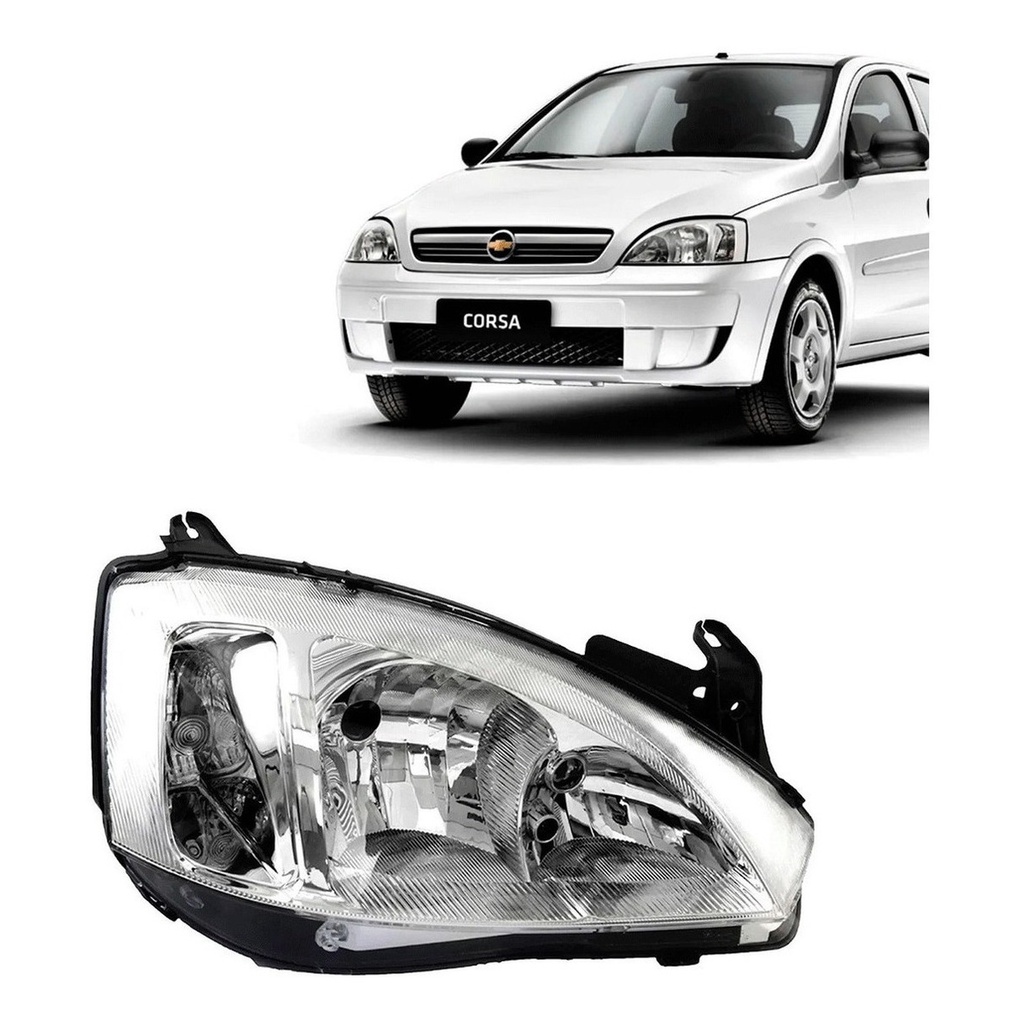 FAROL CORSA 2008/ MONTANA LADO DIREITO - Spare Parts and Accessories for Vehicles