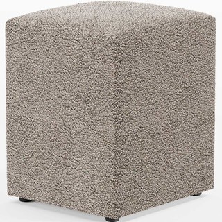 Puff Quadrado Decorativo Sala De Estar L02 Bouclê Bege - Lyam Decor em Oferta na Shopee