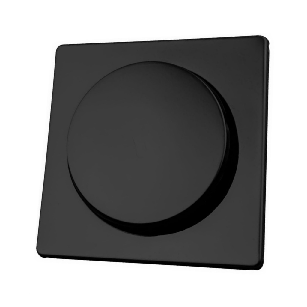 Ralo Inteligente Click Preto Fosco 15x15 Cm