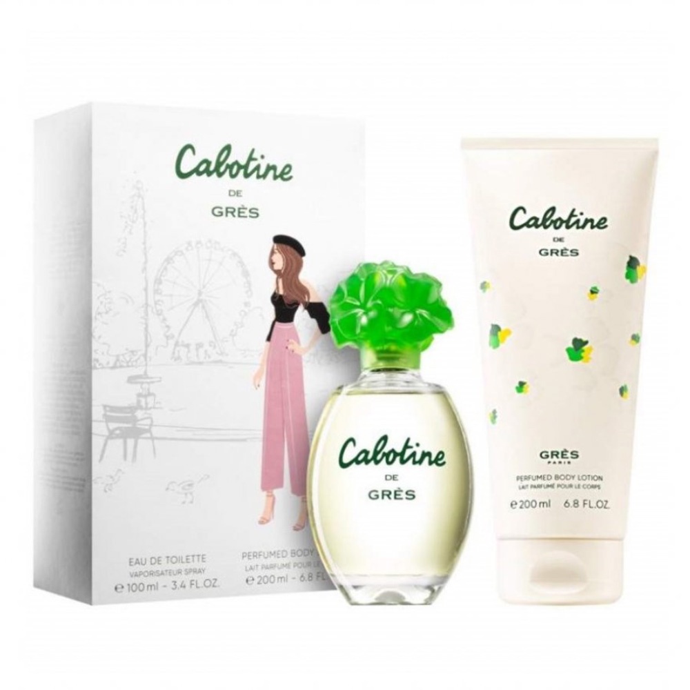 Perfume Cabotine Grés Eau de Toilette Feminino 100mlLoção Corporal 200ml Original