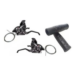 PASSADOR ALAVANCA RAPID FIRE GTS 21 MARCHAS + MANOPLAS GEL