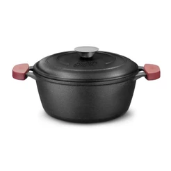 Panela Caçarola de Ferro Fundido N22 3,0 Litros Com Tampa de Ferro MTA - 8410
