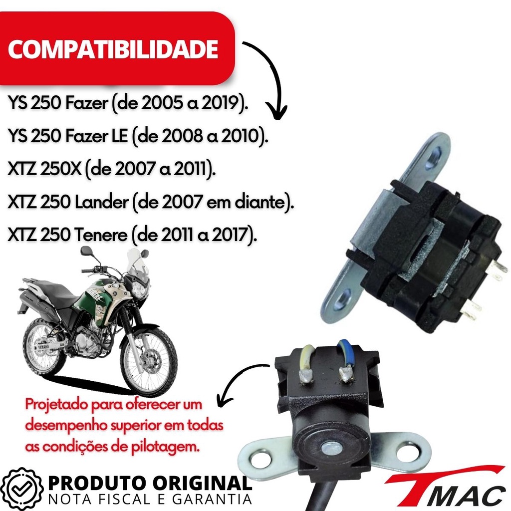Bobina De Pulso Fazer 250 Lander 250 Tenere 250 Mod Original — imagem 2 de 2