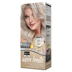 Coloração Super Bonita 50g.-12.11- Louro Platinado Cinza Intenso - Probelle