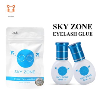 Cola Para Pestanas Sky Zone Extensão De 5g Baixa Irritação 1-2s Retenção A Seco 6-7 Semanas Falsas Ferramentas De Maquiagem