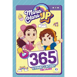 Livro Maria Clara e JP - 365 atividades e desenhos para colorir