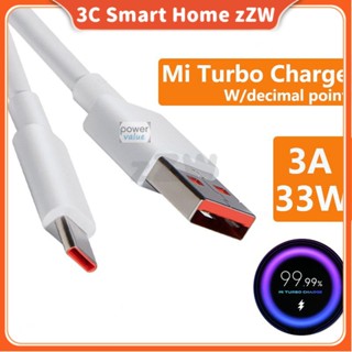2M para Xiaomi USB Tipo C Carregador Turbo Cabo de Carga 33W para Mi 10 Redmi Note 10 11 Poco F3 X3