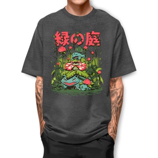Camiseta  BULBASAUR EVOLUTION Street Fio 30.1 Algodao Camisa BJ2 em Oferta na Shopee