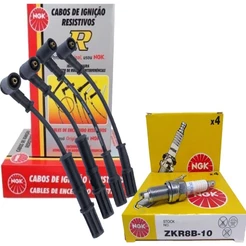 Kit Jogo Cabo E Vela Carro Palio 1.4 8v Fire Evo Desde 2011