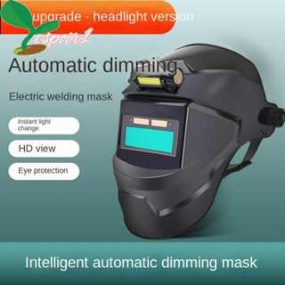 ESPOIR Welding , Variable Ajuste De Luz Facemáscara De Soldagem De Escurecimento Automático , Capacete Cor Protetora De Corte Elétrica