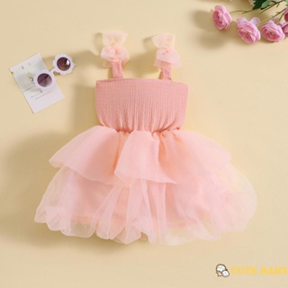 Eph-Kids Vestidos De Verão Para Meninas Com Linha A Princesa Em Tule Sem Mangas,0-6 Anos em Oferta na Shopee