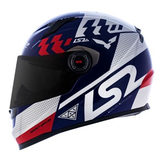 Capacete Ls2 Classic Podium Azul