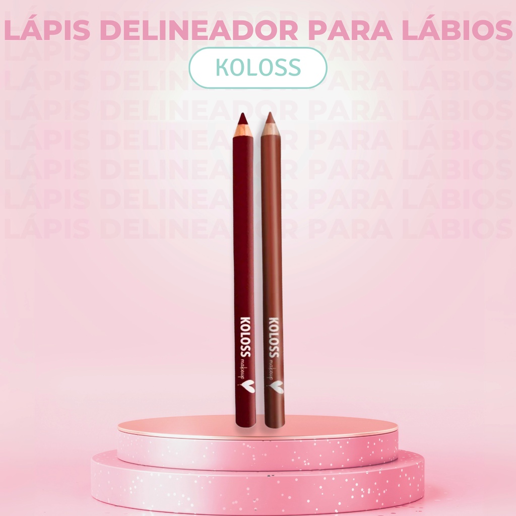Lápis Delineador Para Lábios Koloss Make Up Opções