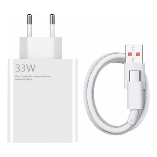 Carregador Mi Turbo 33w Para Xia Redmi Note 12 11 Poco X3 em Oferta na Shopee