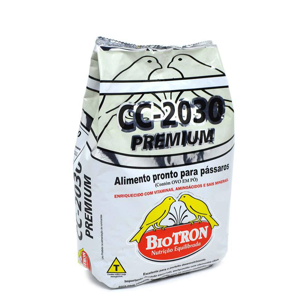 Farinhada CC 2030 Premium 1kg Biotron Neutra Sem Pigmento Canário Curió Pixarro Coleiro Calopsita