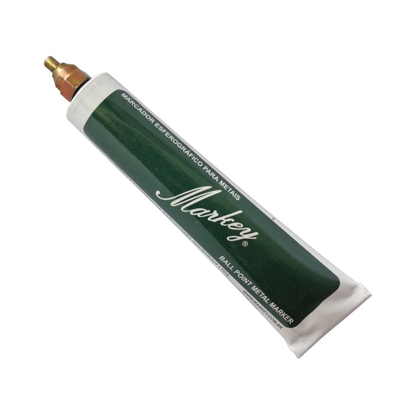 Marcador esferográfico para metal 3mm Verde Markey