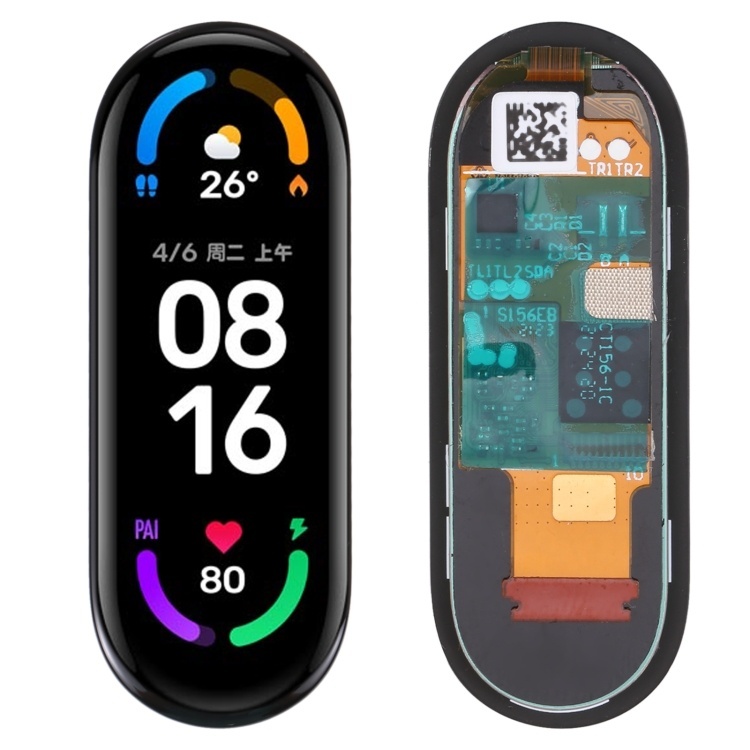 Nova Chegada Tela LCD Original E Digitalizador Montagem Completa Para Xiaomi Mi Band 6