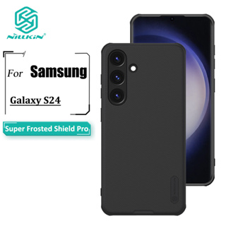 Capa Nillkin Super Frosted Shield Pro Para Samsung Galaxy S24 Telefone TPU Ultra Fina Mate + PC Anti-Impressão Digital T em Oferta na Shopee