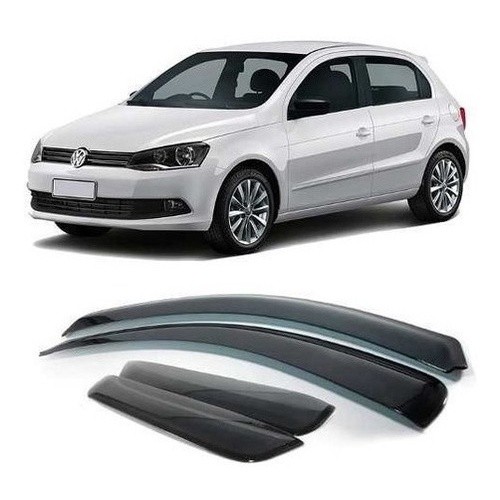 Defletor Calha de Chuva Voyage G5 G6 2008 A 2017 4 Portas em Oferta na Shopee