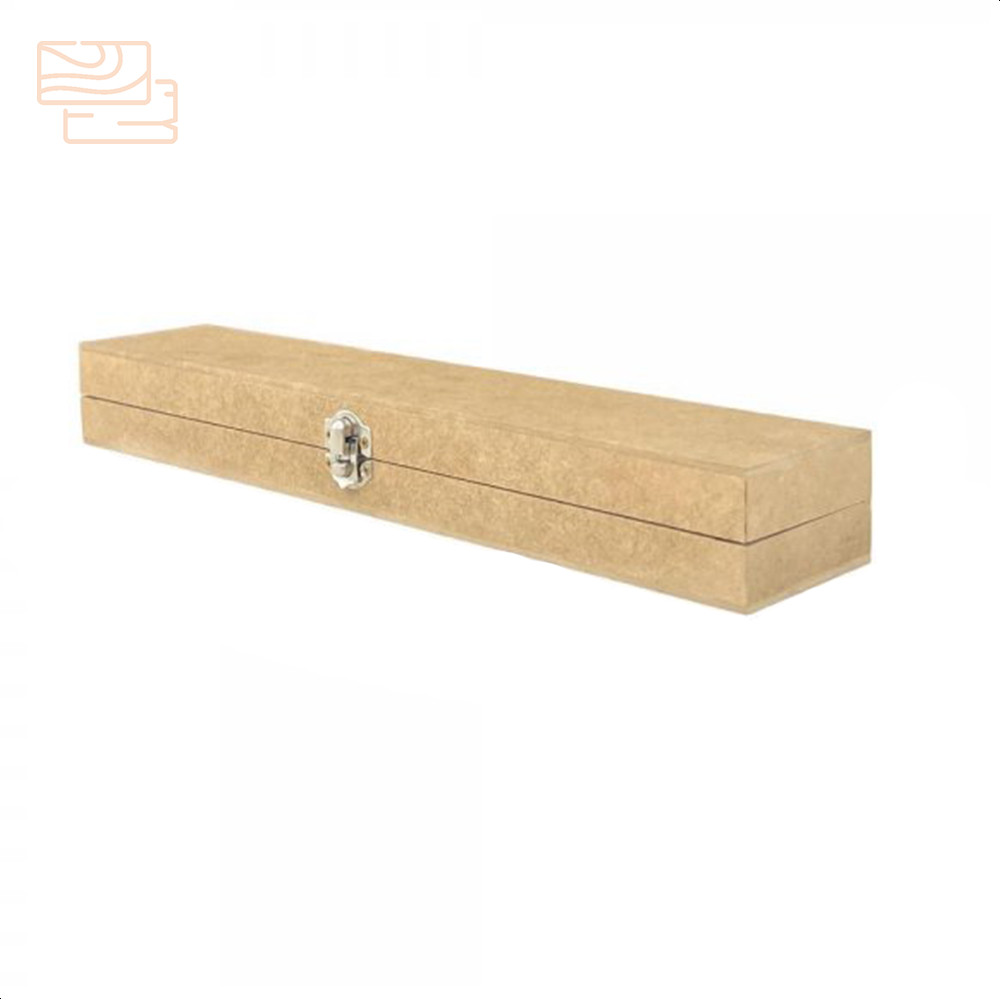 Caixa para faca mdf estojo de madeira 8" Polegadas 35x7x4,5 presente em Oferta na Shopee