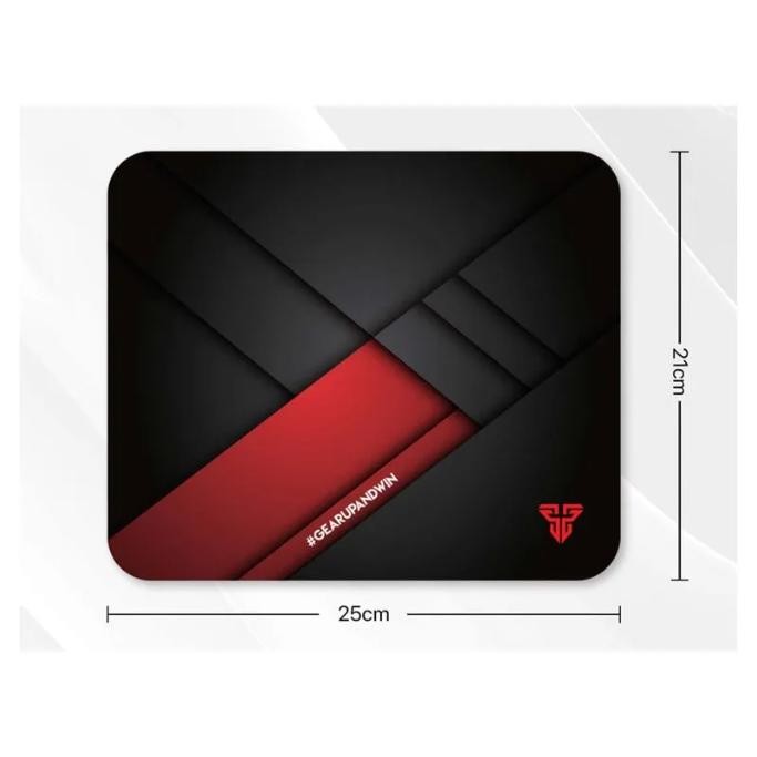 Mouse Pad Gamer Fantech Vigil Pequeno 25 x 21cm PretoVermelho MP256 - Computers & Accessories