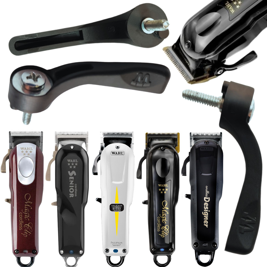 Alavanca Ajustadora De Lâmina Wahl Original C/ Parafuso P/ Super Taper, Magic Clip Black, Sênior