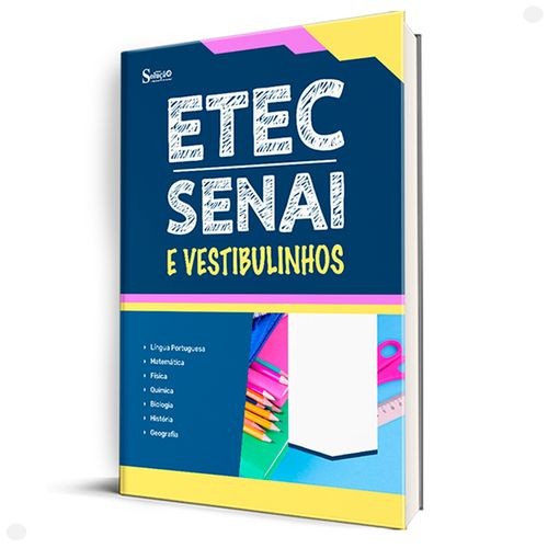 Apostila ETEC SENAI e Vestibulinhos -Ed. Solução em Oferta na Shopee